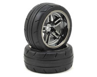 Response X-Tra Wide Rear Tires 1.9 on Black Chrome Split-Spoke Wheels HEX12mm 2pcs (  )