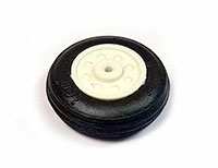 Light Rubber PU Wheel D25.4x2.1xH8.5mm 1pcs (  )