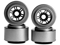 Mini-Z F1 Wheel EType Silver 4pcs