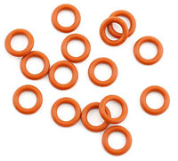 Silicone O-Ring P6 Orange 15pcs
