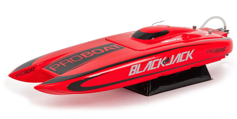 Радиоуправляемый катер ProBoat Blackjack 24 BL Catamaran 2.4GHz RTR (PRB08007) (нажмите для увеличения)