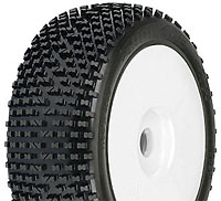 Pro-Line Bow Tie M2 1/8th Off-Road Buggy Tyres on V2 White Wheels 2pcs (  )