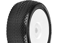 Proline Inside Job M3 1/8th Off-Road Buggy Tyres on Velocity White Wheels 2pcs (  )