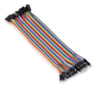 Male-Female Breadboard Jumper Wire Cable 30cm 40pcs (  )