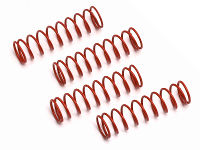 Shock Spring Firm Red 5.95lbs MGT/Rival 4pcs
