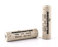 RadioMaster 18650 LiIon 3.7V 2500mAh Rechargeable Batteries 2pcs (нажмите для увеличения)