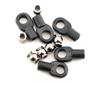 Short Rod Ends with Hollow Balls 6pcs
