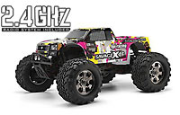Savage X 4.6 with Nitro GT-3 Truck Body Yellow/Pink 2.4GHz RTR (  )