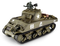 Sherman M4A3 Airsoft RC Battle Tank 1:16 with Smoke 2.4GHz (  )