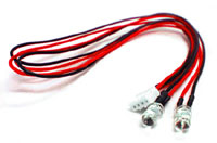 YeahRacing 2 LED Light String Red (  )