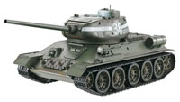 T34-85 Green Airsoft RC Tank 1:16 Metal with Smoke 2.4GHz (  )