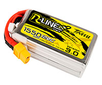 GensAce Tattu R-Line 3.0 4S1P LiPo 14.8V 1800mAh Battery 120C XT60 (нажмите для увеличения)