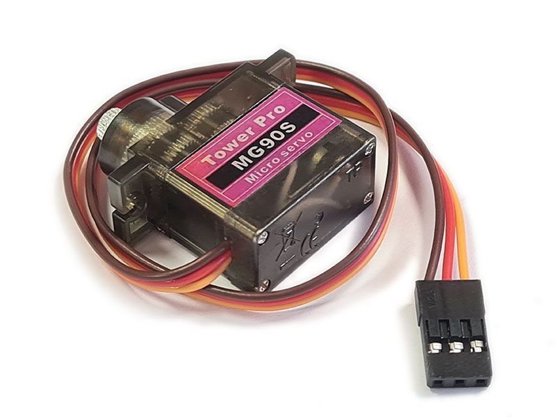 Сервопривод цифровой TowerPro MG90S Metal Gear Digital Micro Servo 180° (TP-MG90S) (нажмите для увеличения) Сервопривод цифровой TowerPro MG90S Metal Gear Digital Micro Servo 180° (TP-MG90S) (нажмите для увеличения)