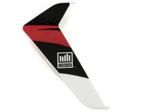 Vertical Fin with Red Decal 120SR