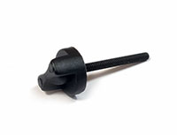 Bolt with Nylon Cap M2x19mm Black 1pcs (  )