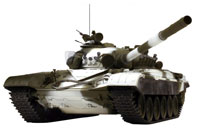 T72 M1 Winter Camouflage Airsoft Series 1:24 2.4GHz RTR (  )