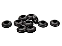 TFL Wires Protector d4.5xD6x10.8mm for RC Boat Black 10pcs (  )