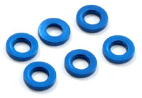 Flat Washers M3 Blue 6pcs (  )