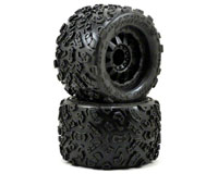 Big Joe 2.0 3.8 Tires Mounted on F-11 Black Wheels 1/2 Offset 2pcs (  )