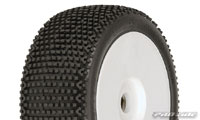 Proline Revolver V3 M2 1/8th Off-Road Buggy Tyres on White Wheels 2pcs (  )