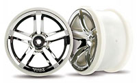 Twin-Spoke Electric Rear Wheels 2.8 Chrome Jato HEX12mm 2pcs