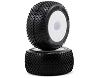 Response Pro Tires on White Dish Wheels 3.8 HEX17mm 2pcs (  )
