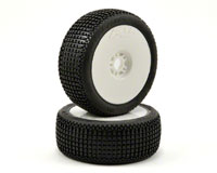 Proline Big Blox M3 1/8th Off-Road Buggy Tyres on White Wheels 2pcs (  )