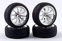 10-Spoke Wheel & Tyre Set 4pcs (  )