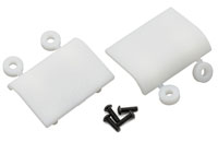 RPM Replacement Lower Shock Skid Plate for HPI Baja 5b White (  )
