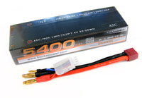 Bonka LiPo Battery 2S2P 7.4V 5400mAh 45C T-Plug Hard Case (  )