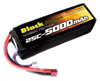 Black Magic 5S LiPo Battery 18.5V 5000mAh 25C Deans Plug (  )