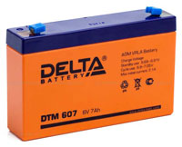 Delta DTM607 AGM VRLA Battery 6V 7Ah (  )