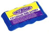  Ace Power NiMh Battery Pack 4.8V 1200mAh (TTR2927)
