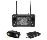 CUAV Black H16 HD Video Transmission System Remote Controller 10 Km for RC Drone Pixhawk (  )
