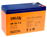 Delta HR12-7.2 AGM VRLA Battery 12V 7.2Ah (  )