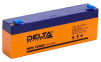 Delta DTM12022 AGM VRLA Battery 12V 2.2Ah