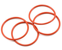 Silicone O-Ring P-31 31x2mm Red 4pcs (  )