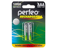 Perfeo NiMh AAA HR03 1.2V 1000mAh Re-Chargeable Battery 2pcs (  )