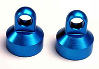 Aluminium Blue-Anodized Shock Caps 2pcs